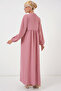 Women's Long Hijab Dress 2525 - Dusty Rose - 7