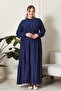 Women's Plus Size Seersucker Fabric Dress - 5