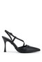 Women's Vegan Black Heeled Shoes