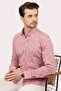 قميص رجالي من الكتان Slimfit - ياقة كرزية، أزرار، صندوق هدايا - 3