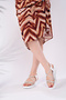 White Women's Daily Stylish Sandals - 2