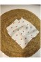 Set of 7 Single Layer Muslin Baby Mouth Wipes with Heart - 3