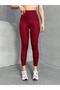 Women's Burgundy Recovery High Waist Tights - 2