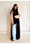 Women's Two Colour Reversible Abaya - Black And Cream - 2