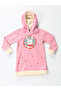 Bunny pink soft girl child dress - 3