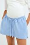 MAMA Drawstring muslin shorts - 6