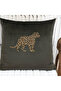 غطاء وسادة مزخرف بنمط الفهد من PARDUS، لون أنثراسايت، مقاس 45 × 45 - 3