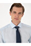 Light Blue Anti-Wrinkle Lyocell Slim Fit Long Sleeve Basic Shirt 50303339-Vr003 - 2