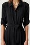 Black Seasonal Shirt Dress - Belted, Ldd0006 - 6