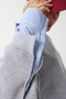 Oversize Shirted Sweatshirt Gray Blue Ldp0013 - 6