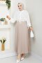 Pleated Flared Skirt - 2
