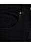 Solid Relaxed Jeans with Button Closure - 6