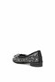 25Y179 Women's Stone Ballerina Black - 4