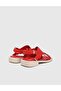 Carcee Genuine Floater Leather Red Women's Sandals - 4