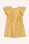 Girl's Ruffle Detailed Yellow Dress - 3