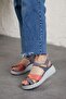 Women's Genuine Leather Orthopedic Wedge Heeled Sandals - 2