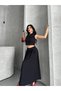 Women's Bottom Top Suit Button Detail Premium Vest Skirt Double Suit - 6