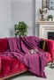 Non-Slip Seat Cover Double-Sided Microfiber Chenille 175X350 cm Xl- Plum – Cat Dog and Child Friendly - 2