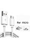 3 متر 1 قطعة كابل USB A إلى كابل Micro 3A سلك شحن سريع خط الهاتف المحمول كابل محول USB سلك لسامسونج - 7