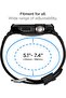 Spigen Rugged Armor PRO for Apple Watch Band with Case for Series 9/8/7/SE2/6/SE/5/4 - Black - 3