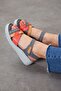 Women's Genuine Leather Orthopedic Wedge Heeled Sandals