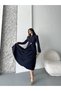Women's Gold Cookie Button Blazer Jacket Skirt Suit - 5
