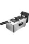 Electric Deep Fryer With Stainless Steel Housing - 3.0l Capacity - 2