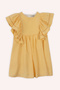 Girl's Ruffle Detailed Yellow Dress