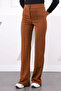 Tan Floral Spanish Flared Pants - 2