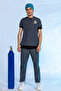 Smoked Special Veterinary Jersey Lint-Free Liquid Repellent Printed Scrubs Suit Unisex