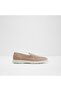 Seatide - Men's Genuine Leather Other Medium Beige Flat Laceless Loafers & Moccasins
