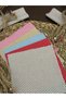 Set of 5 Colorful Polka Dot Cocktail Napkins / Coffee Side Presentation Napkins - 5