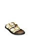 U267732702 Beige Suede Women's Slippers - 5