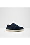 Seastroll - Women's Genuine Leather Navy Blue Flat Laceless Loafer & Moccasin - 4