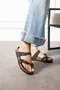 Casual Slippers - Orthopedic Sole Slippers Double Banded Buckle Daily Comfortable Home & Outdoor Slippers - 3