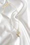 316L Steel Gold Color Chain Zircon Stone Phoenix Embroidered Open Model Women's Necklace - 3