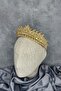 Honey Color Beria Bridal Henna Crown - 5