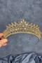 Honey Color Beria Bridal Henna Crown