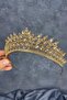 Honey Color Beria Bridal Henna Crown - 2