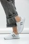 Women - Men - Unisex Lace-Up Anatomical Sole Casual Sports Shoes Sneaker White Gray - 3