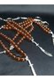 Amber Color Prayer Bead Keychain with Zülfikar Sword – Special Design for Men - 3
