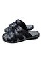 Large Size Men's Slippers Black - 3
