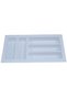 Kitchen, Drawer Organizer, Spoon Holder, White, 29 X 48 cm (3.5 cm Can Be Cut from the End to the Length) - 7