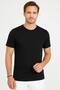 Unisex Black Slim Fit T-Shirt – Soft Cotton Basic - 4