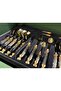Esterhomedecor 6 Ki 24 Piece Spoon Set Gold Do Not Use the Machine - 3