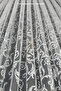 Valeria Lace Knitted Tulle Curtain (1X2.5 Pleated Stitched) Does Not Iron. - 3