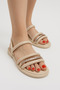 Orthopedic Cream Women's Sandals Comfortable Women's Sandals Puff Sandals Anatomical Women's Sandals - 2