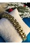 Men's Steel Bracelet - 10mm Gourmet Model Yellow Color, in a Lighted Box, Gift for Lover, Spouse, Father - 4