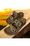 Orthopedic Slippers with Leopard Pattern and Pet Inside, Suitable for Daily Use - 2