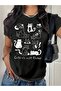 Unisex Sweet Kittens Printed Combed Cotton Oversize T-Shirt